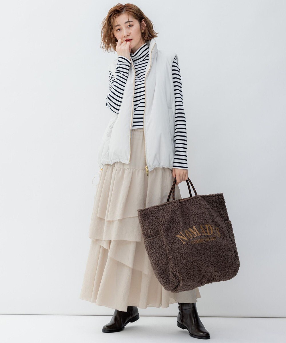 23区 NOMADIS SAC ボア ビッグトート バッグ 