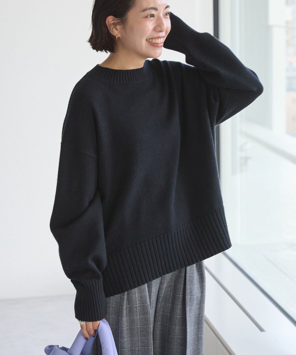 AMERICAN HOLIC バイパチモックネックニットプルオーバー 