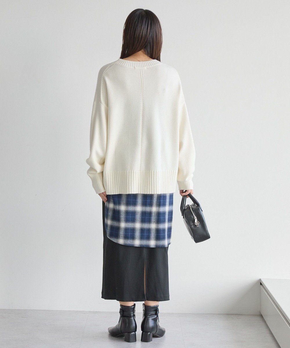 AMERICAN HOLIC バイパチモックネックニットプルオーバー 