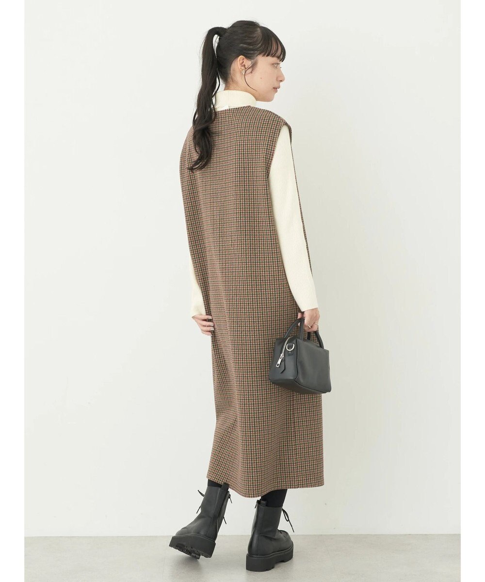 earth music&ecology 圧縮ニットＺＩＰジャンスカ 