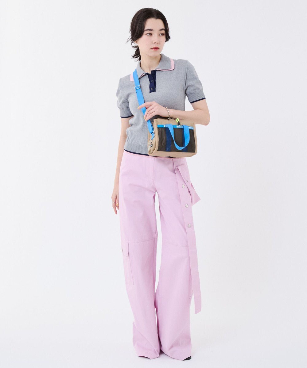 LeSportsac MSGM METRO XBODY/メトロカーキ/ブルー 