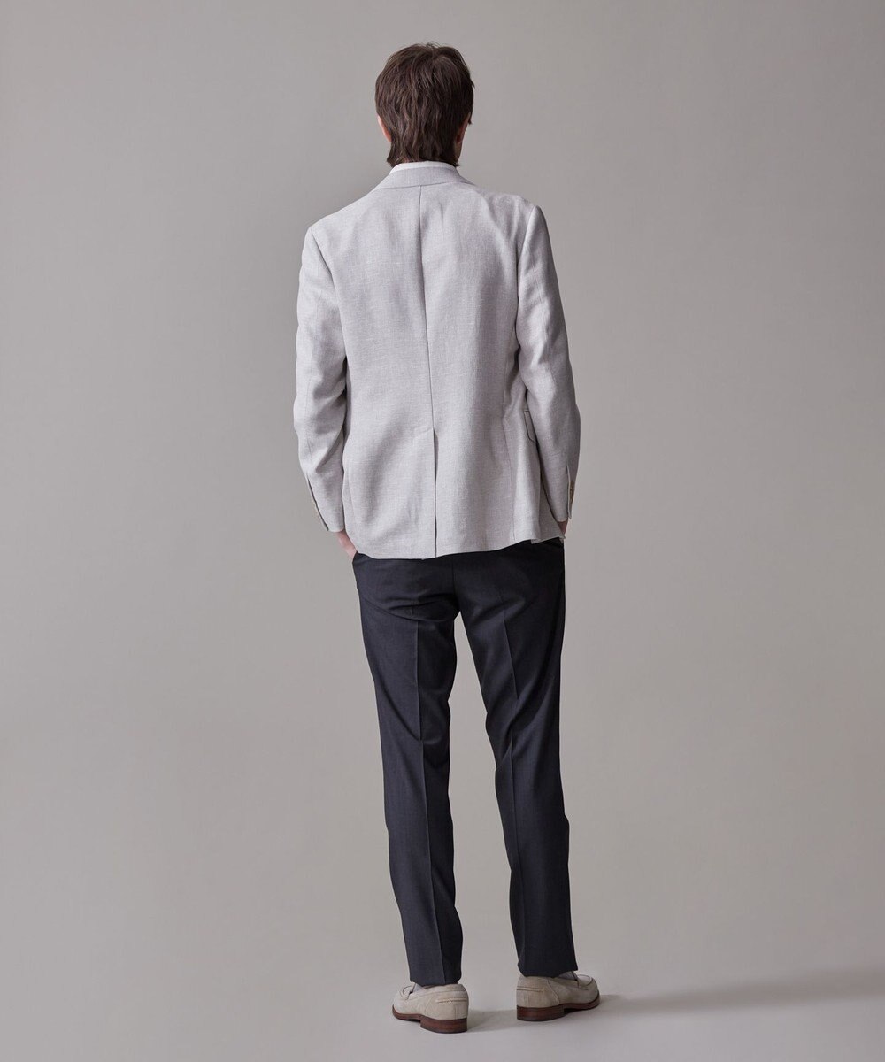 J.PRESS MEN 【Peppin Merino Comfort】【ウォッシャブル可 / 折り目加工】プレーンウィーヴ スラックス / ノータック 