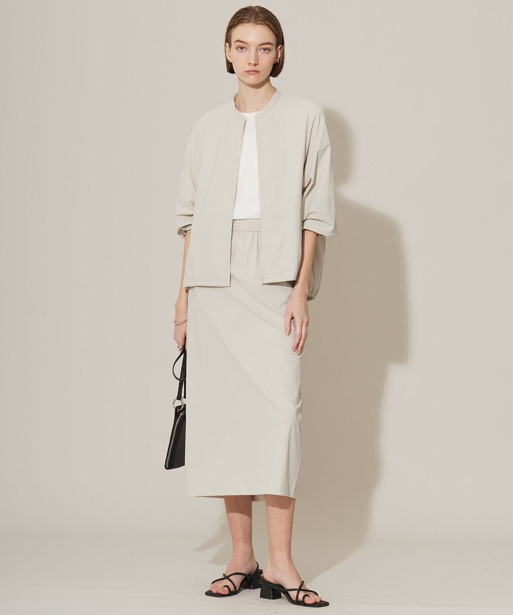 ICB L 【接触冷感・UVカット・洗える】アトラストリコット ナロースカート 