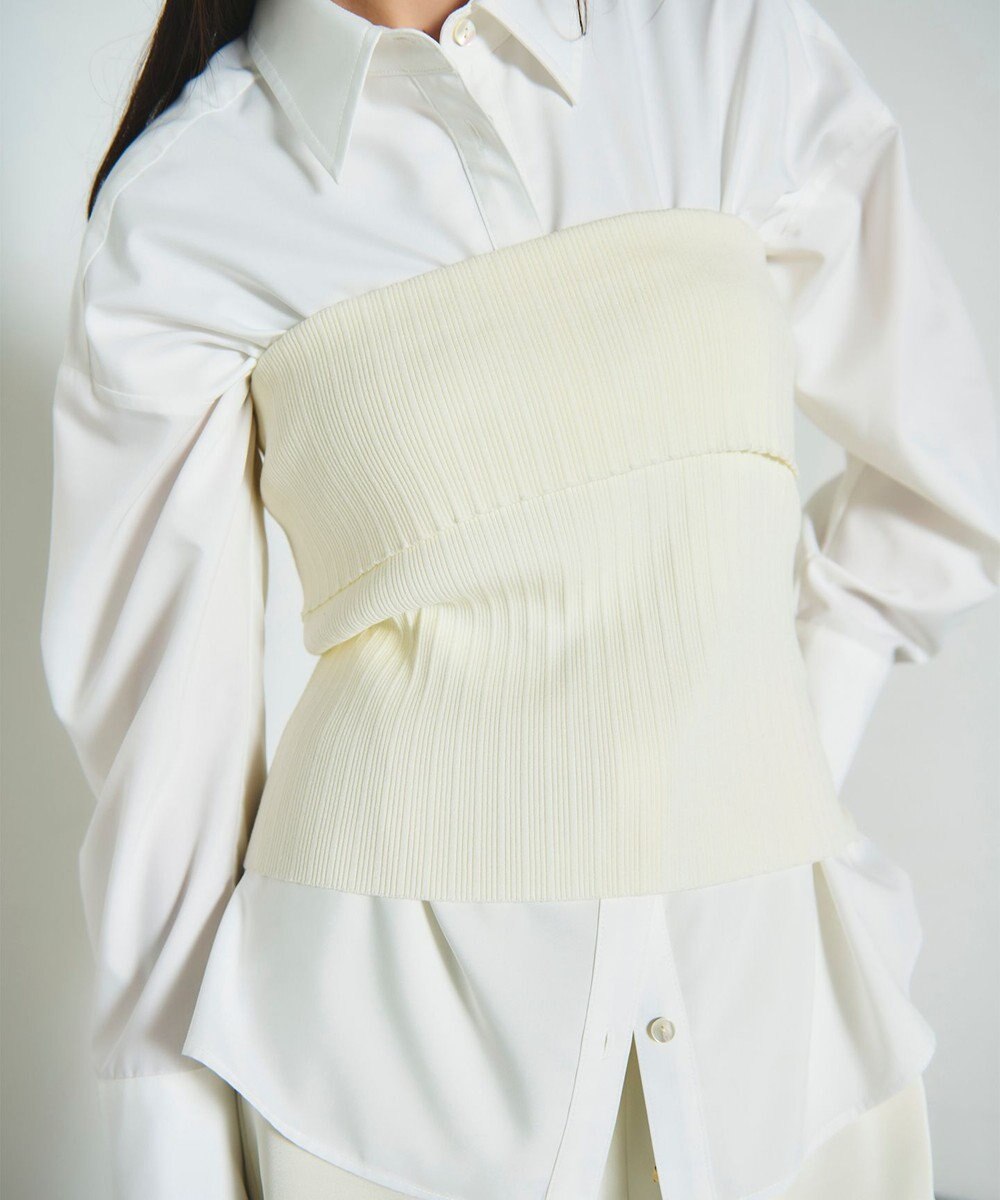 GRACE CONTINENTAL リブベアトップ 