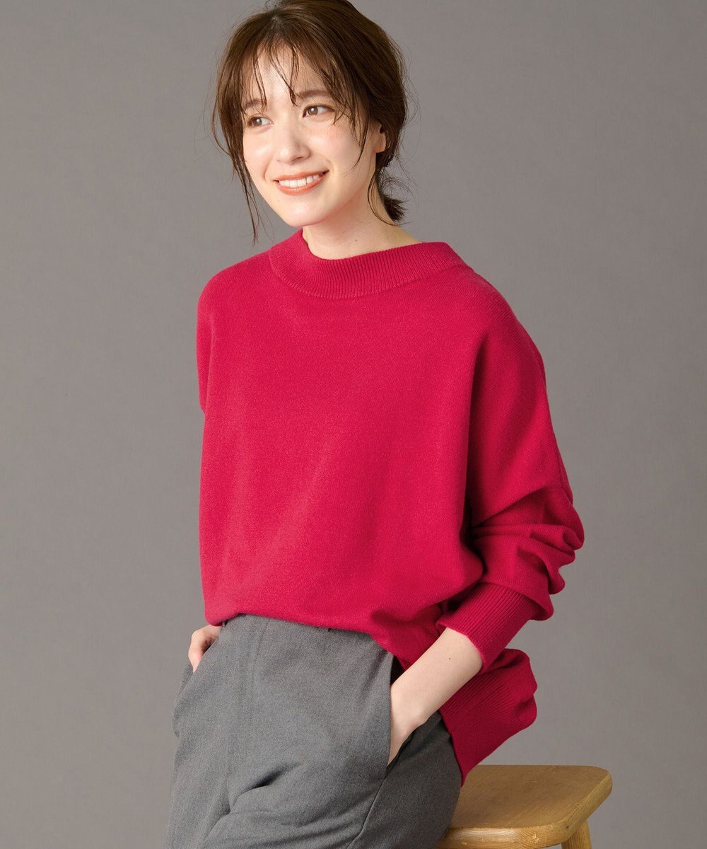 ANY L 【6色展開】ムースタッチボクシーニット 