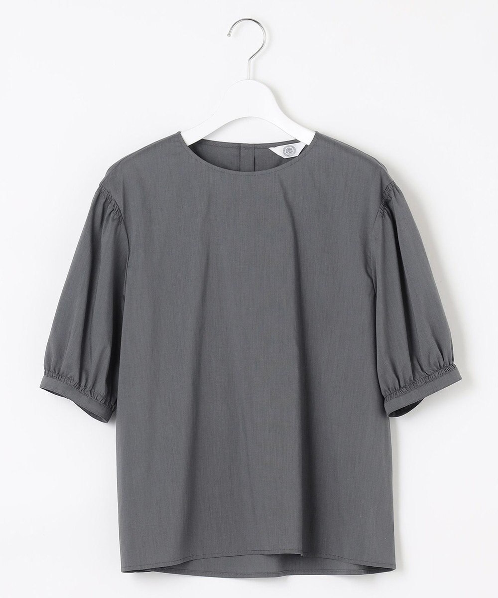 J.PRESS LADIES 【WEB限定カラーあり・洗える】ラミーポプリン ボリュームスリーブ ブラウス 