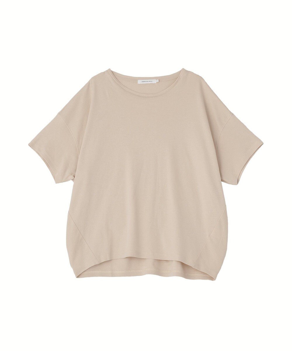 AMERICAN HOLIC 半袖コクーンカットプルオーバー 