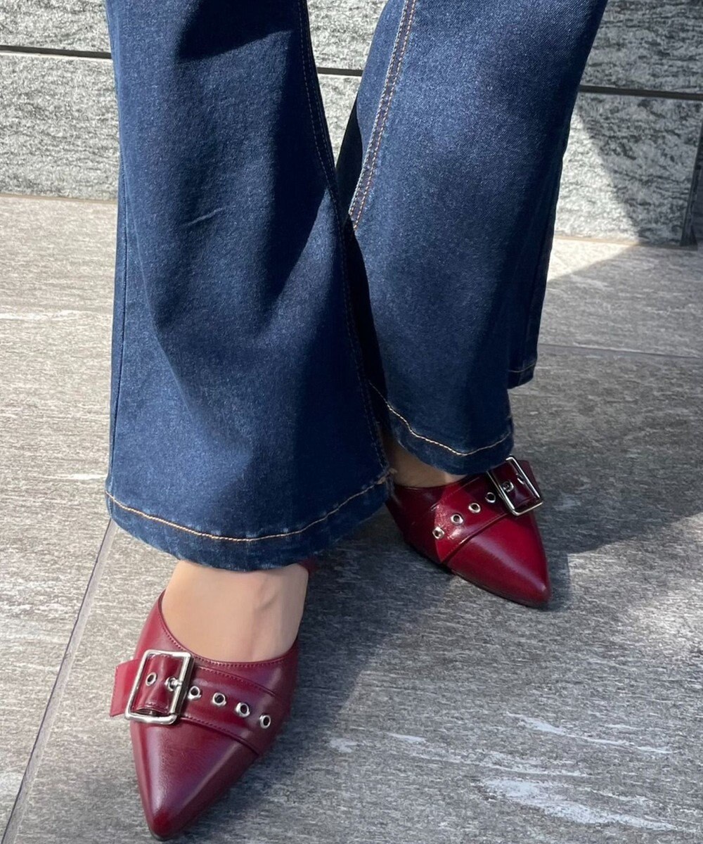 WEGO ハトメベルトポインテッドシューズ 