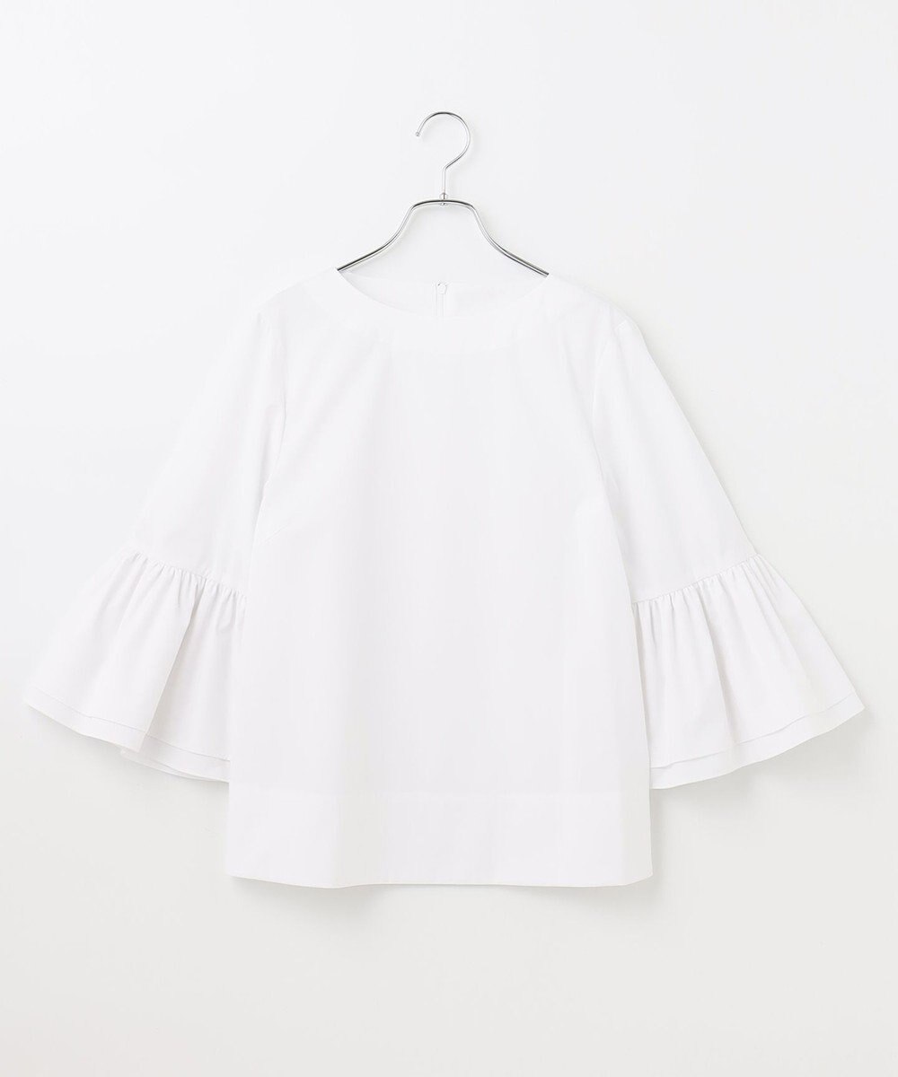 #Newans 【ANSWER for Co-Creation】ベルスリーブシンプルブラウス 