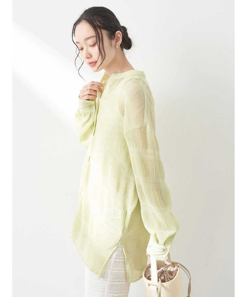 earth music&ecology クシュクシュシアーシャツ 