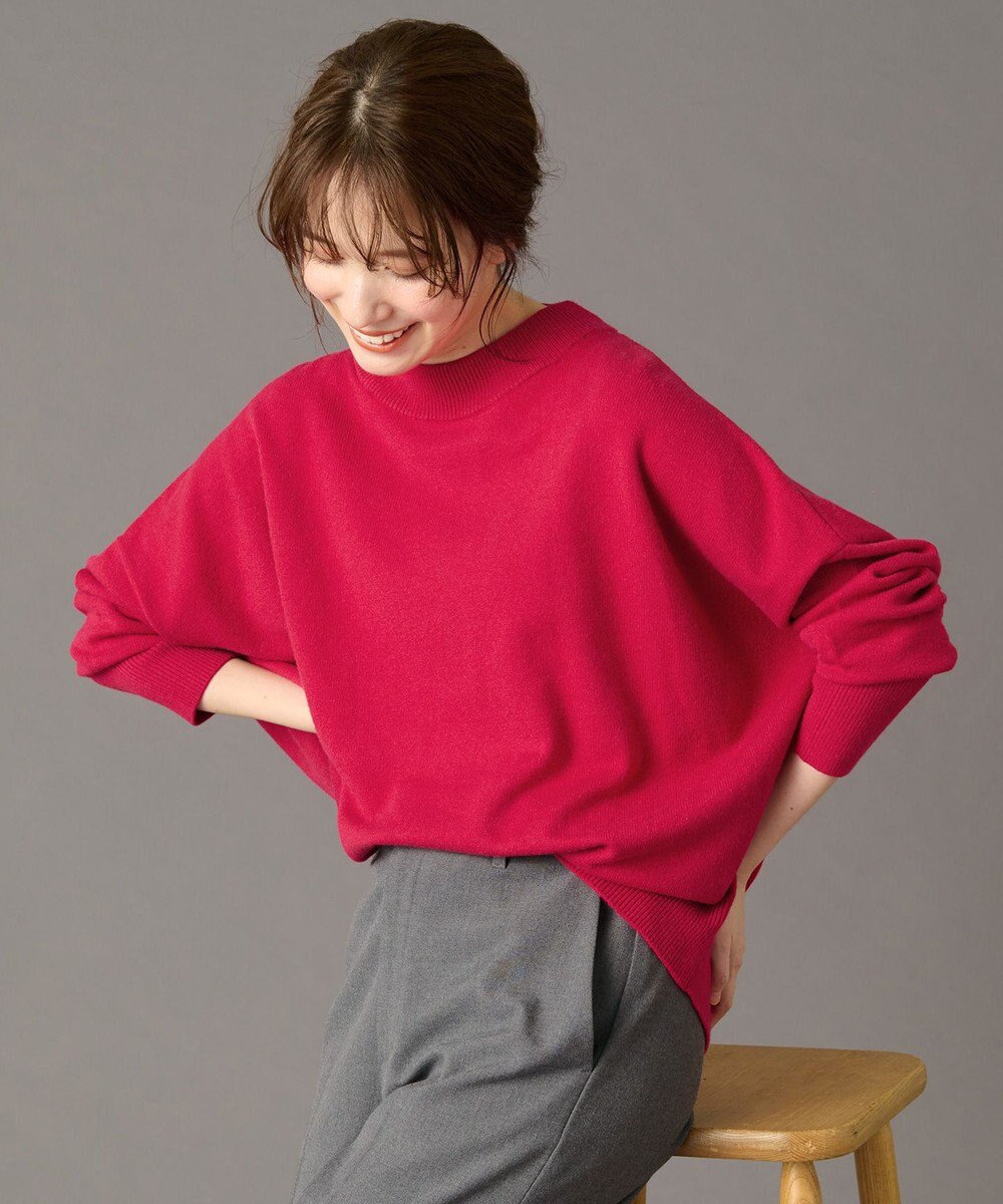 ANY 【6色展開】ムースタッチボクシーニット 