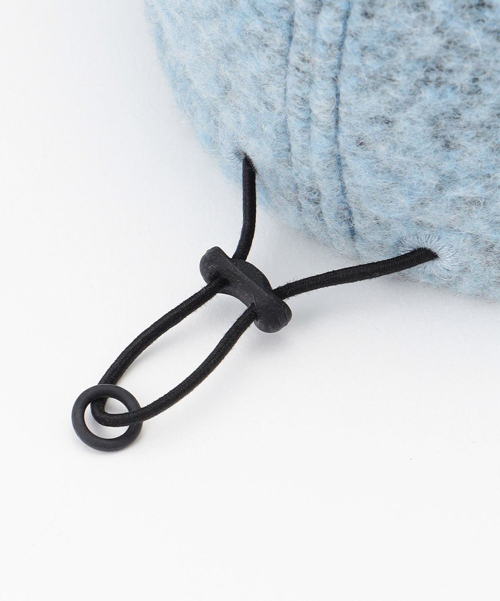 JOSEPH ABBOUD MOUNTAIN ヘリンボンウールフリースキャップ 