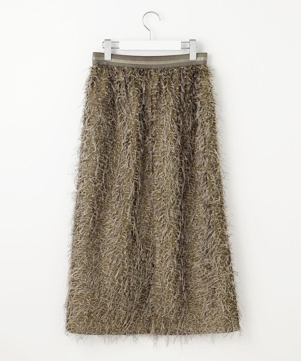 自由区 L 【カタログ掲載】フェザージャカード スカート 