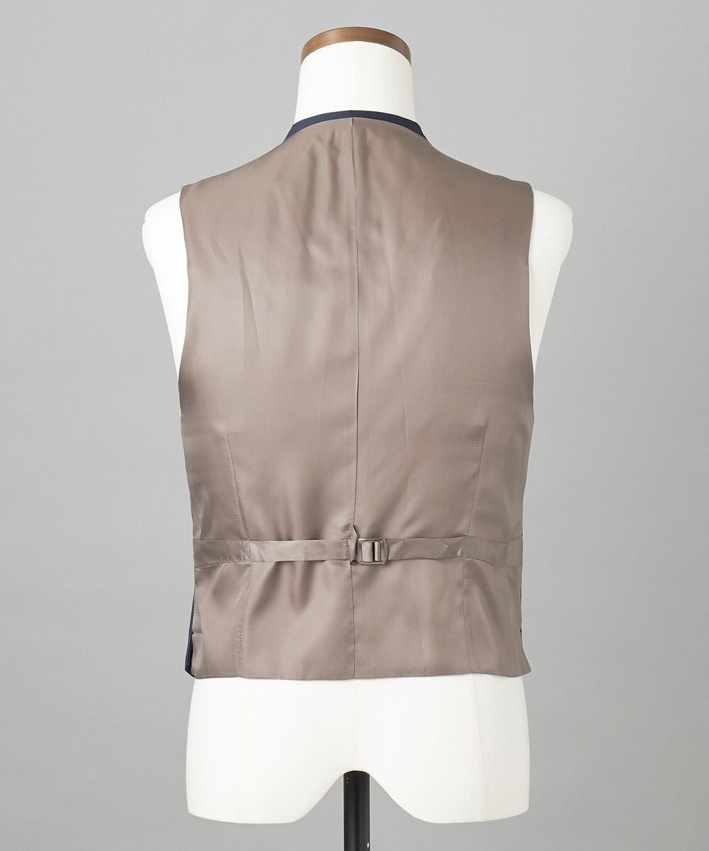 GOTAIRIKU WEB&一部店舗限定【DORMEUIL/ドーメル】IMPERIALJADE/インペリアルジェイド 通年 3ピーススーツ（ネイビー×格子） 