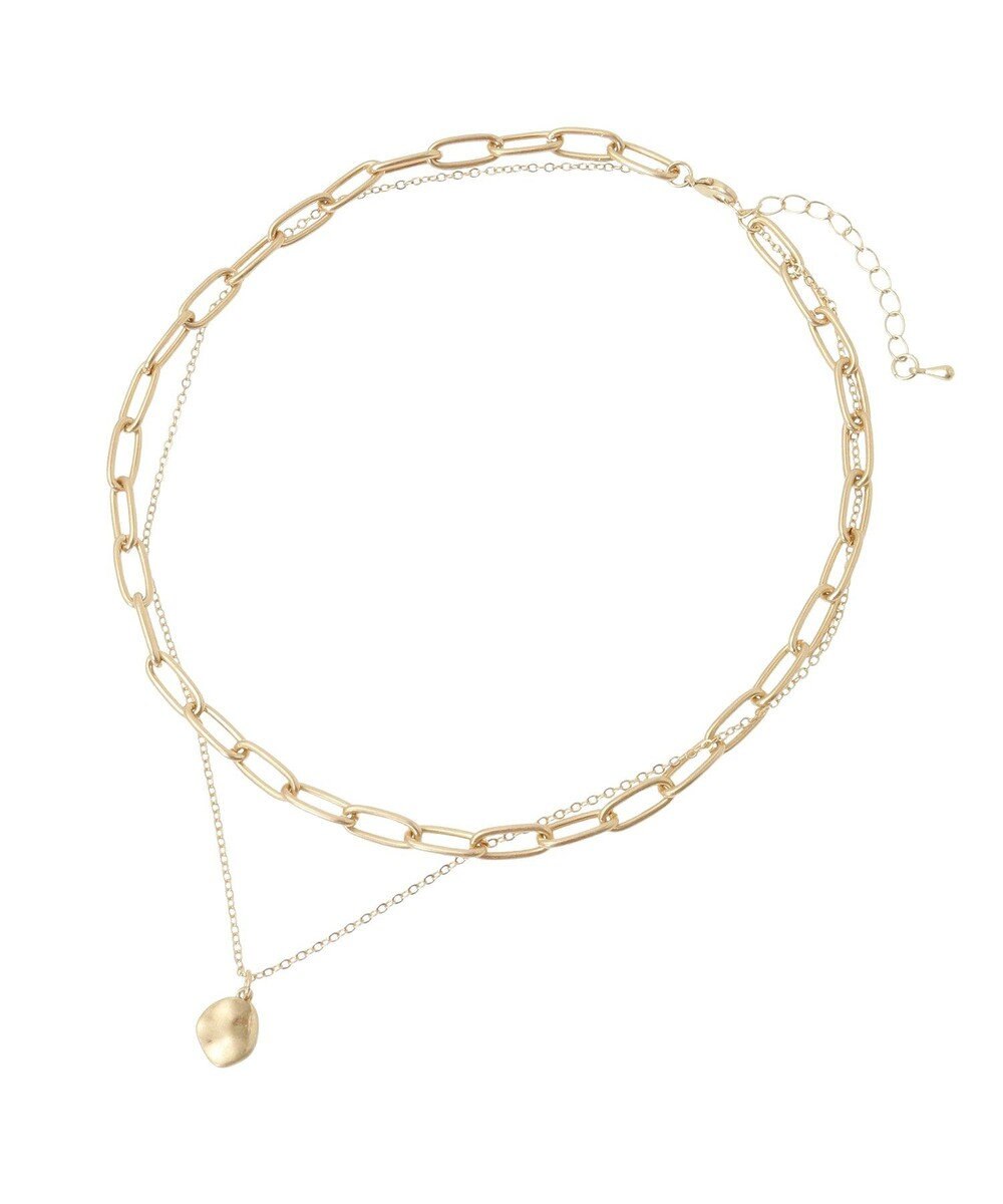 AMERICAN HOLIC ２連チェーン×ワントップネックレス 