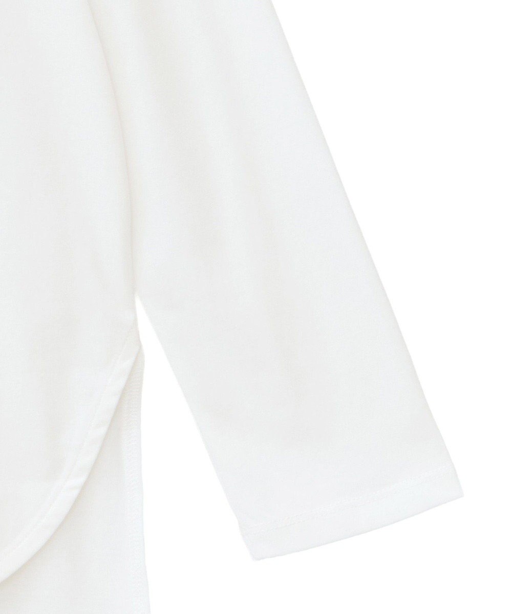 YECCA VECCA ラウンドヘム長袖ロゴTee 