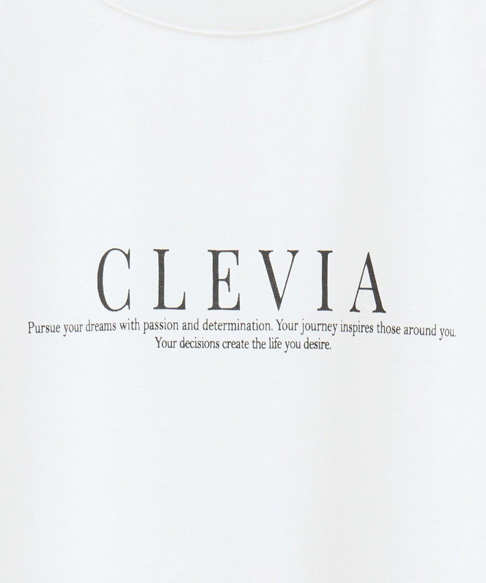 YECCA VECCA ラウンドヘム長袖ロゴTee 