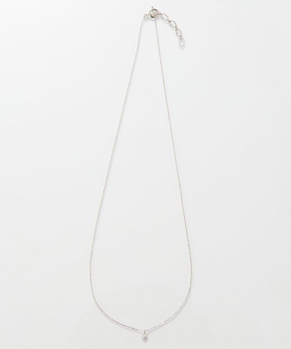 Phoebe 【金属アレルギー対応】シャイニーフチミルネックレス　シルバー 