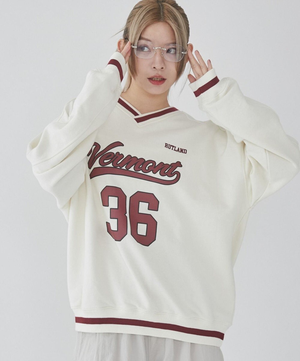 WEGO 【ユニセックス着用ITEM】ナンバリングプルオーバー 