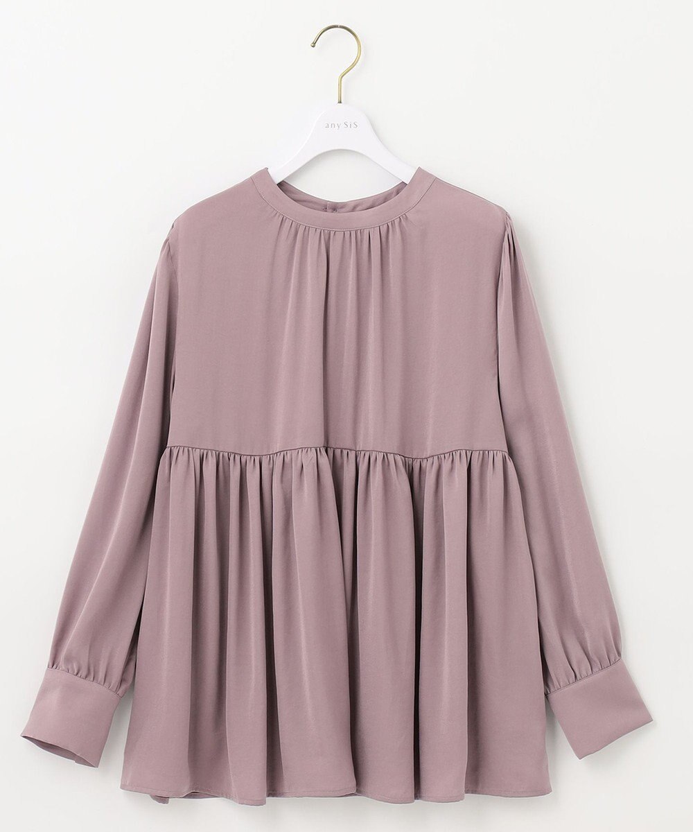 ANY SIS 【2SET】ニットベスト×チュニック ブラウス 