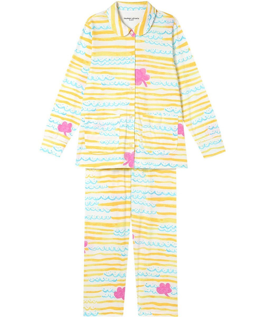 tsumori chisato SLEEP ツモリチサト パジャマ 綿100%(本体) スムース素材 長袖 長ズボン レディース UDX597 /ワコール 