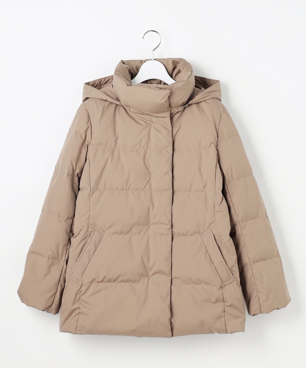 J.PRESS LADIES S 【洗える・2way】タフタダウン ミドル丈 コート 