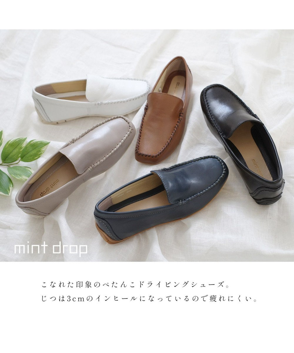 Pointer 本革インヒールローファー 