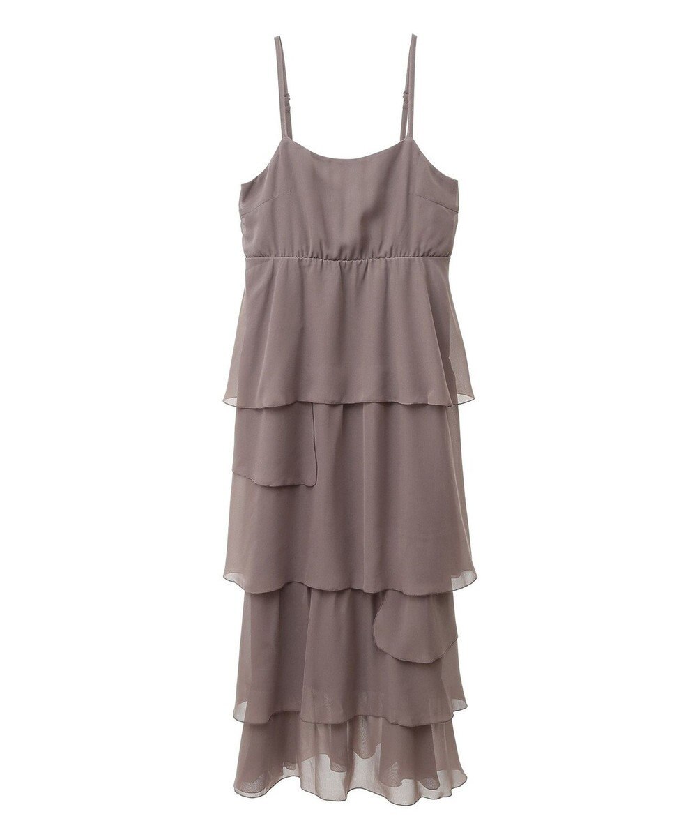 earth music&ecology アシンメトリーティアードワンピース 