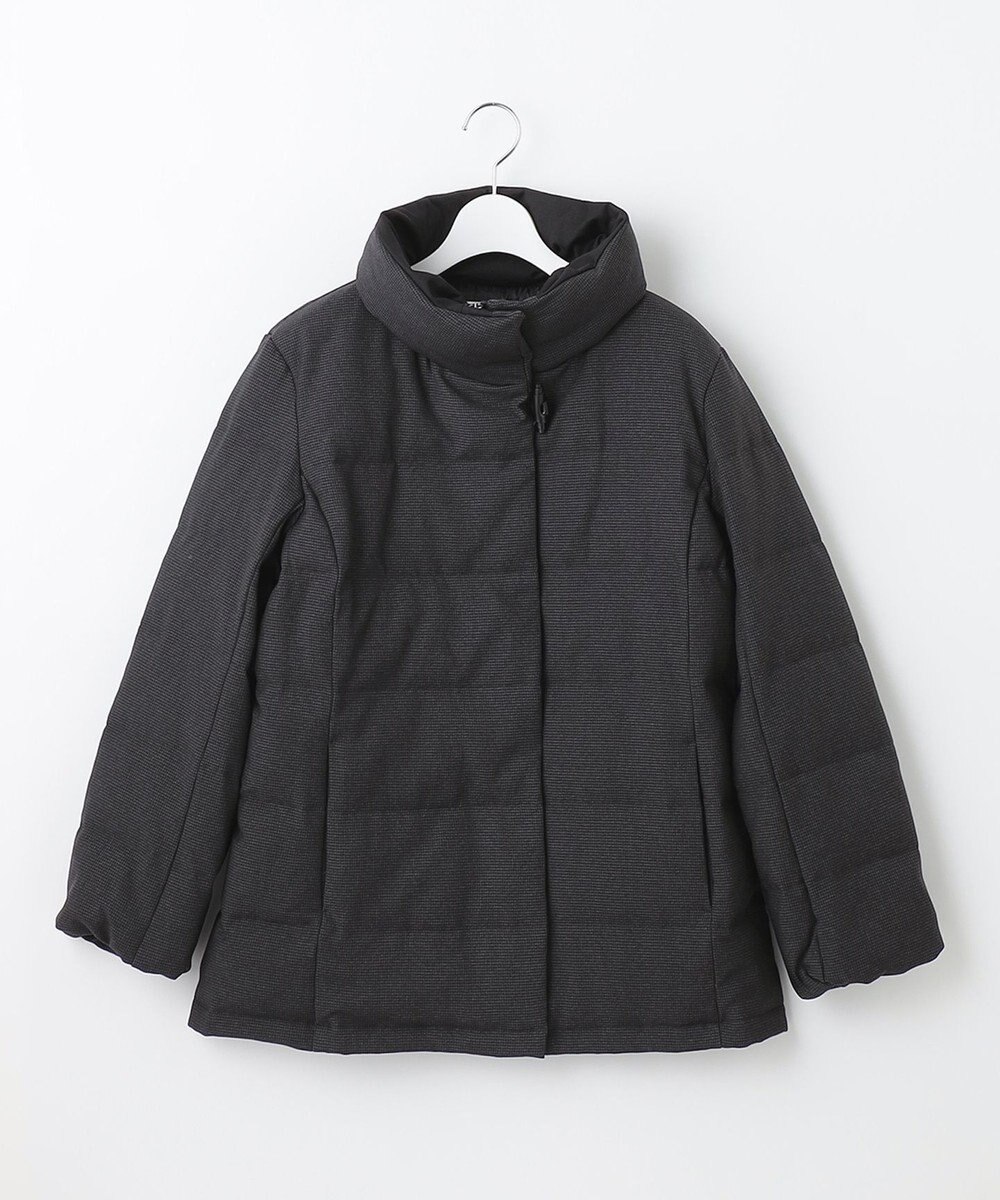 J.PRESS LADIES S ハウンドトゥース&グレンチェック ショート ダウンコート 