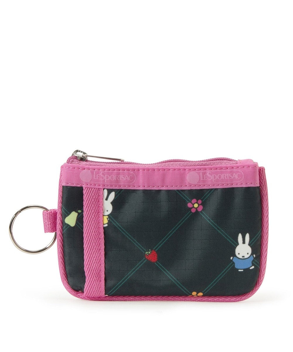LeSportsac KEY CARD HOLDER/ミッフィーオーチャードグリーン/ピンク 