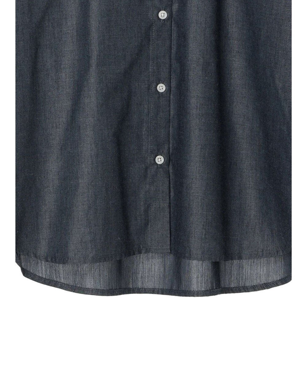 earth music&ecology スタンドフリルシャツ 