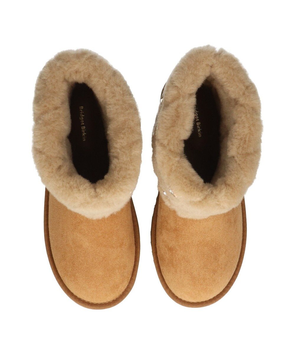 Bridget Birkin 【Bridget Birkin】キルティングビジュームートンブーツ 