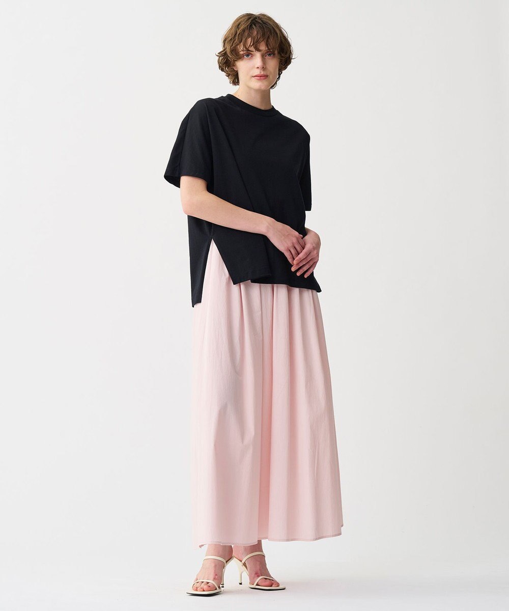 uncrave 【佐藤晴美さん着用・洗濯機洗い可】プレーンストレッチ ビッグTシャツ 