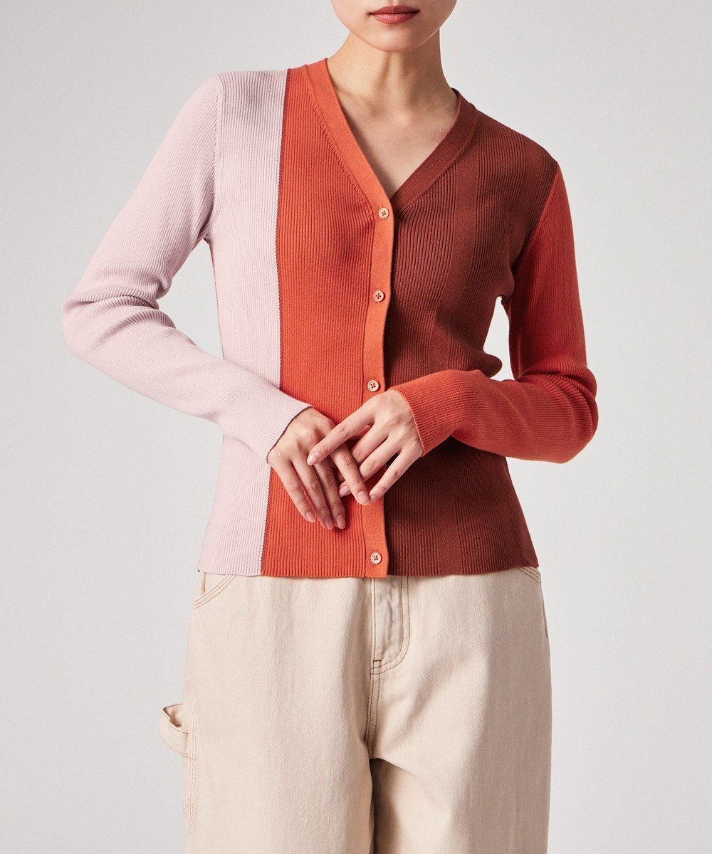 Paul Smith カラーブロックトリム カーディガン 