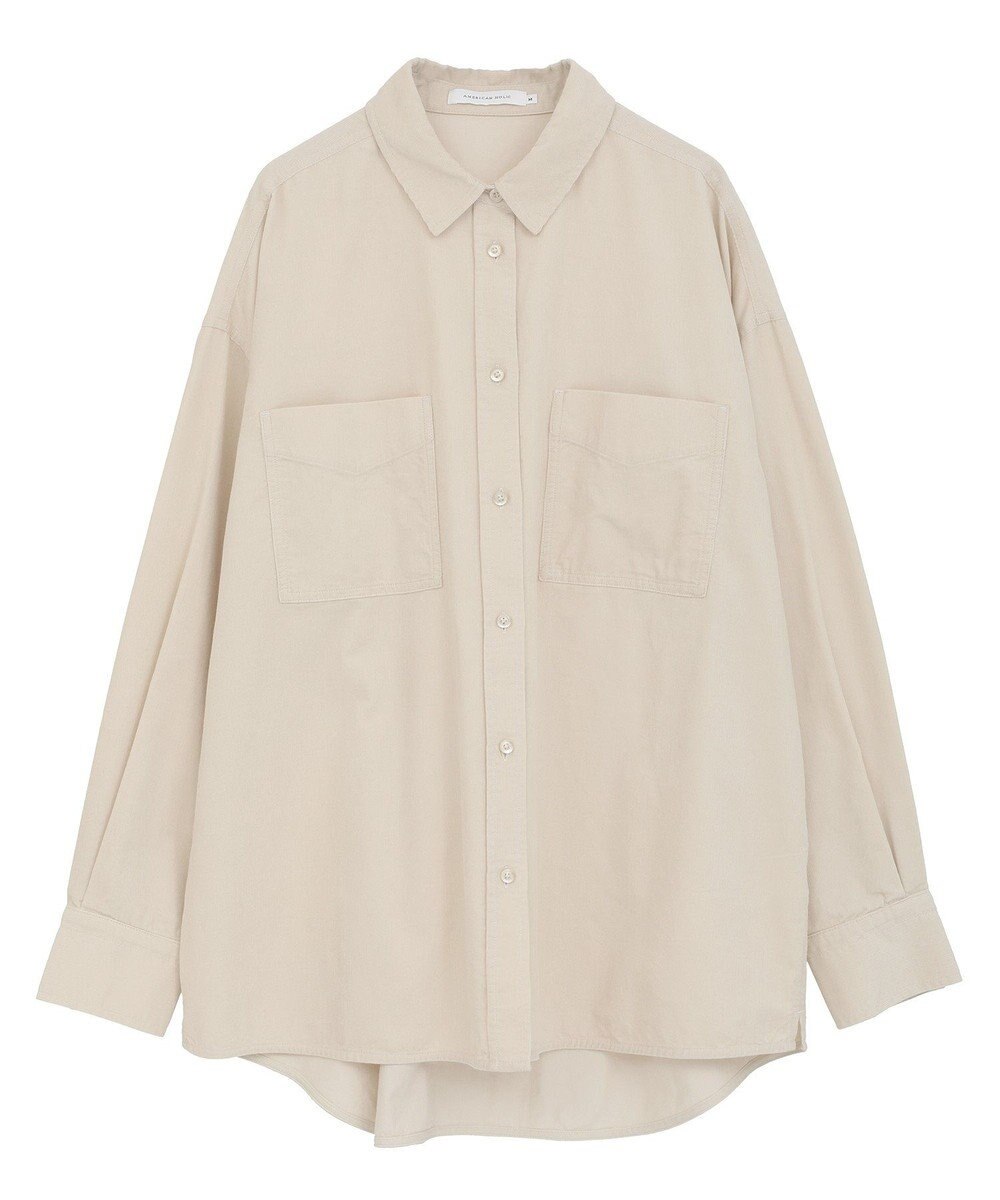 AMERICAN HOLIC Ｗポケットコーデュロイシャツ 