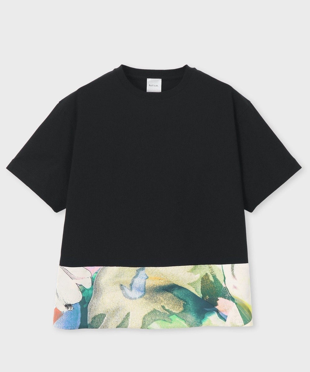 Paul Smith Fabric Floral Collage 半袖Tシャツ ブラック