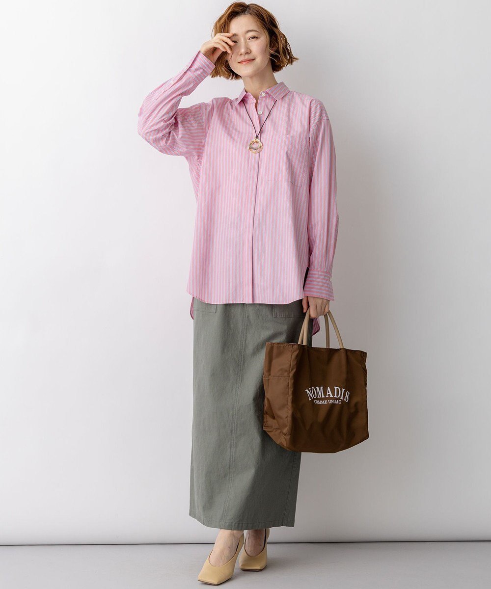 23区 【先行予約】CANCLINI シャーティング ルーズフィットシャツ 