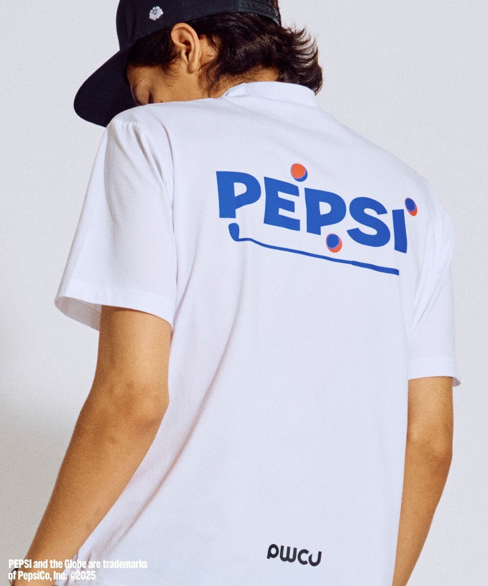 PW CIRCULUS 〈Pepsiコラボ〉【UNISEX】Pepsi GOLF Graphic モックネックT 