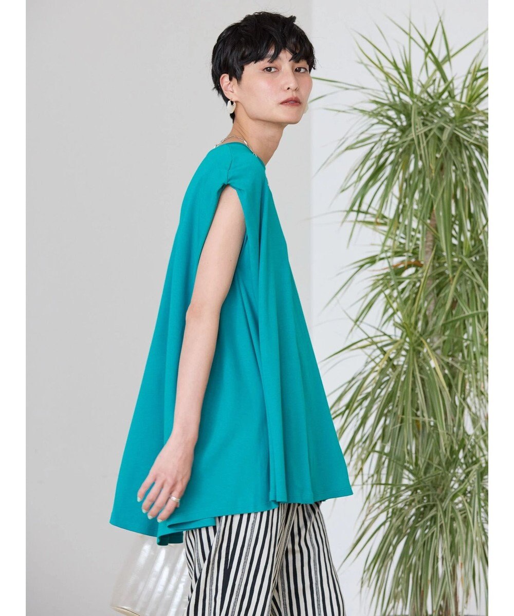 AMERICAN HOLIC 接触冷感フレンチスリーブカットチュニック 