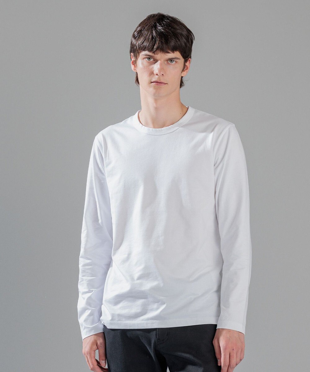 JOSEPH HOMME スビンソフトジャージー　クルーネック長袖Ｔシャツ 