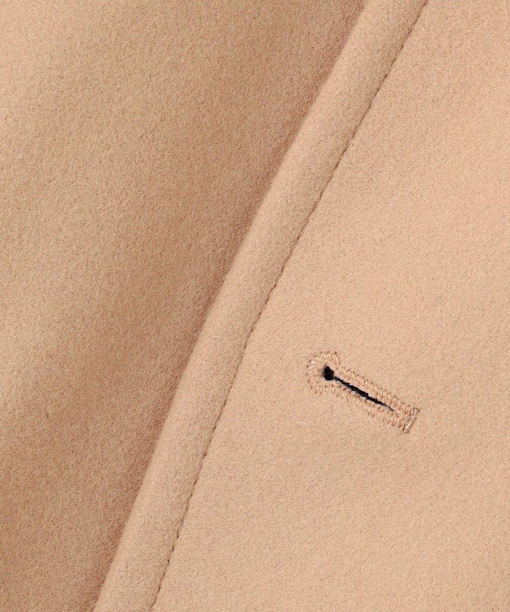 BEIGE， GABELLE / ミドル丈スタンドカラーウールコート 