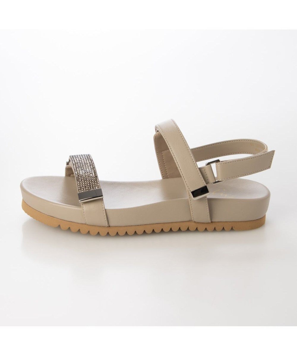 ing <ing>ラインストーンフットベットサンダル 