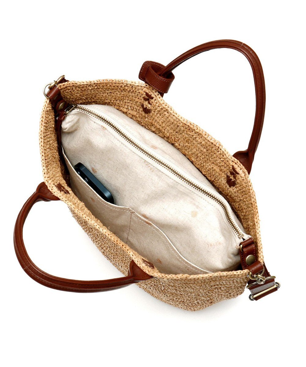 IBIZA ラフィア　2WAYバッグ 