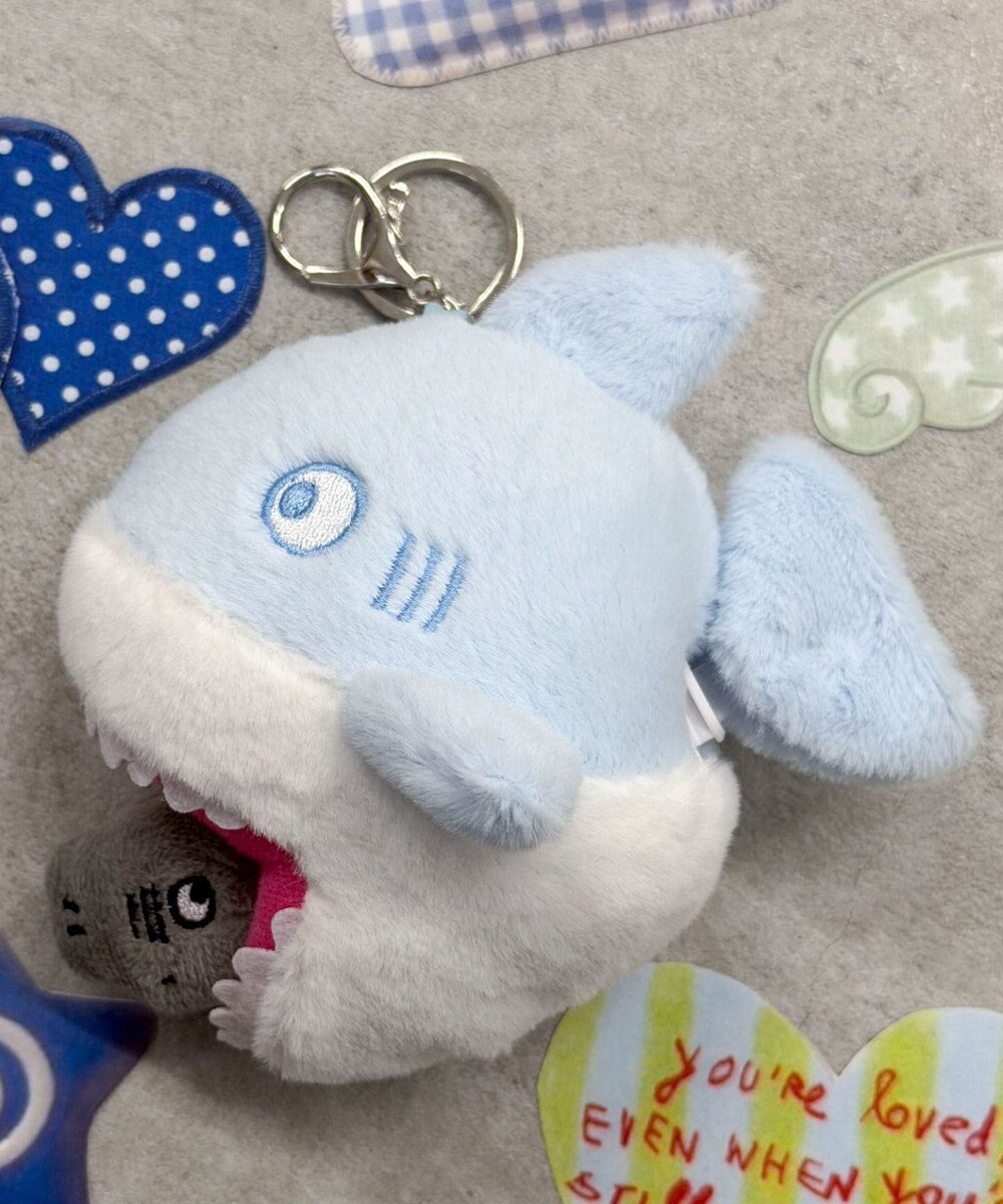 WEGO ふりふりシャークぬいぐるみキーホルダー 