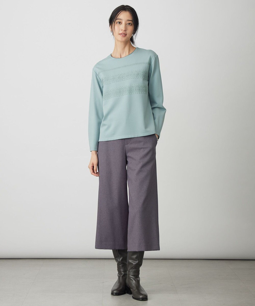 J.PRESS LADIES S アモーレポンチ レース カットソー 