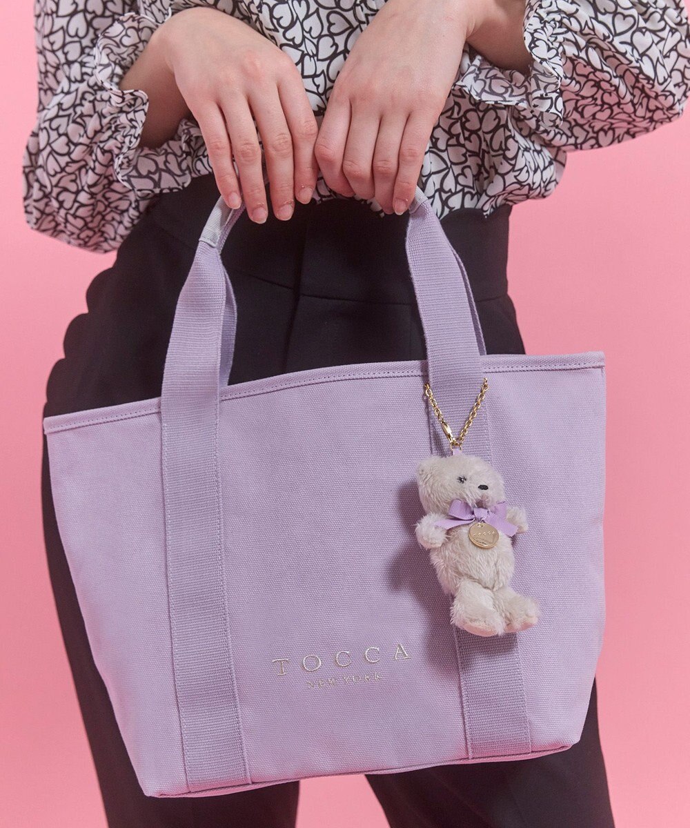 TOCCA 【ぬいぐるみチャーム付き】TOCCA AMICO CANVAS TOTE キャンバストート 