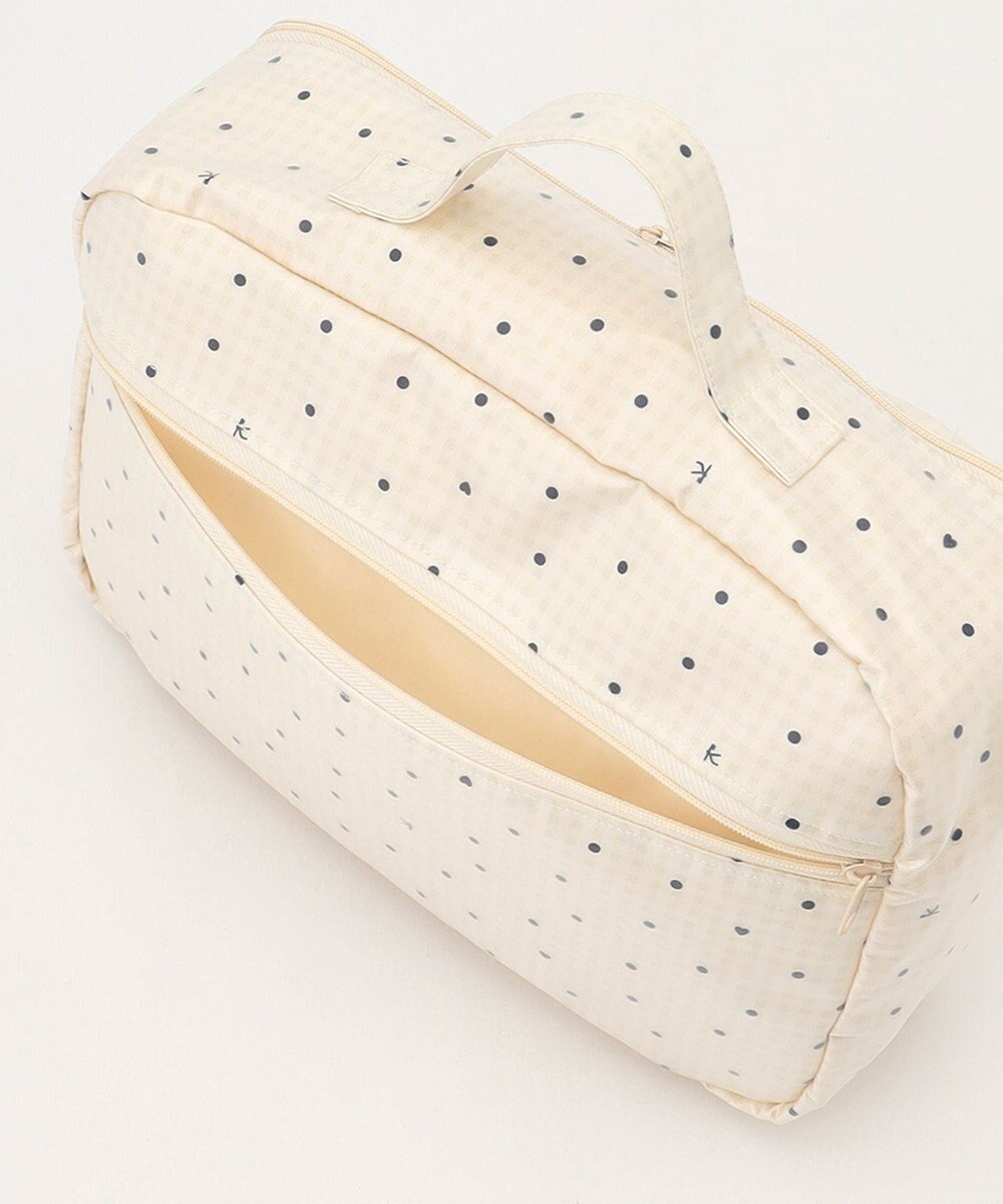 組曲 KIDS gingham K heart トラベルバッグM 