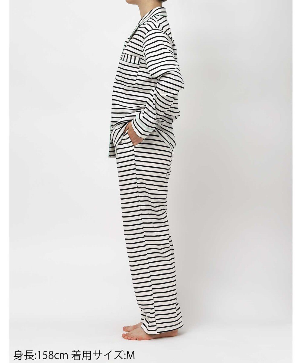 une nana cool 【綿混】ポンチボーダーパジャマ 