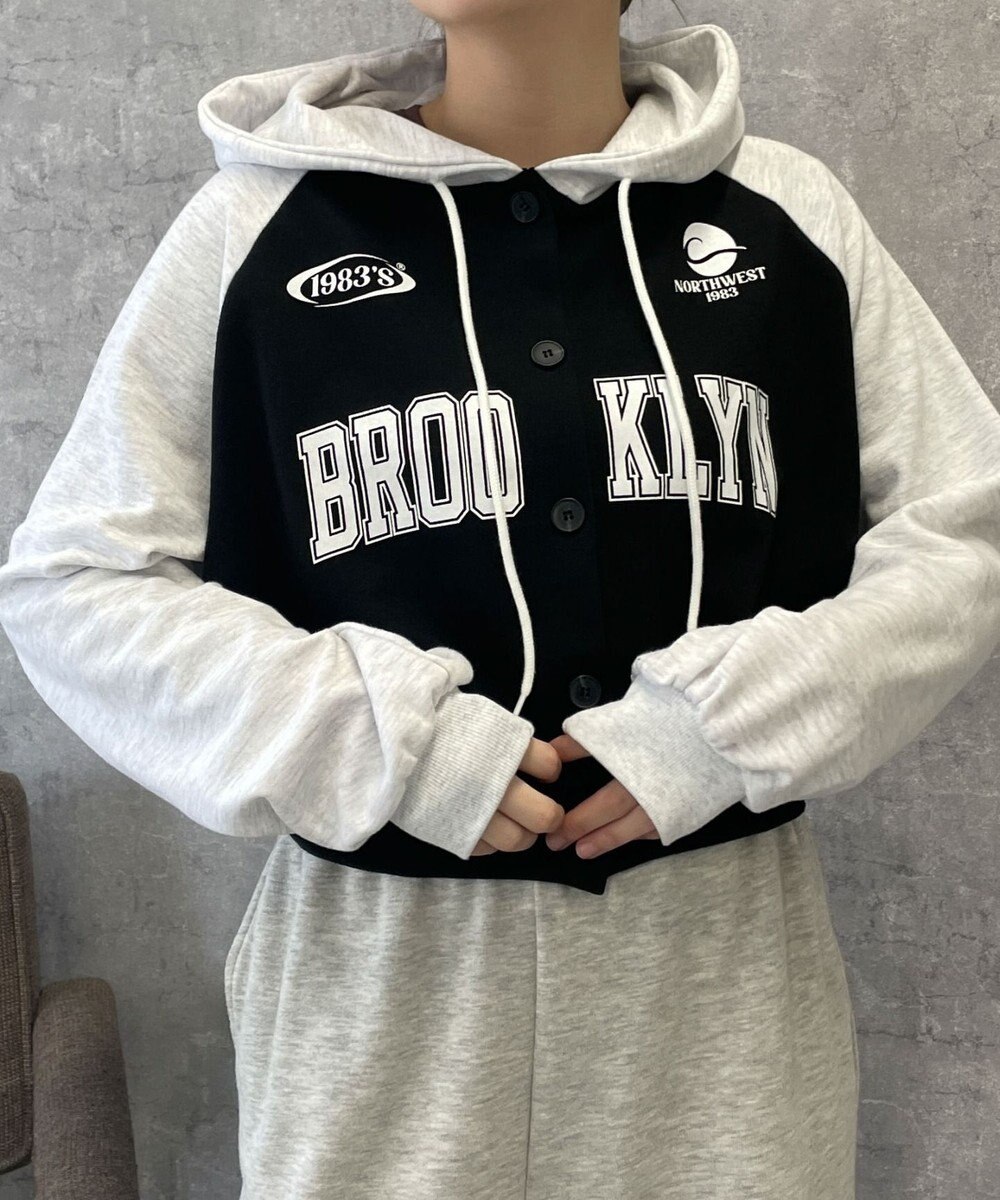 WEGO カレッジカットパーカー 