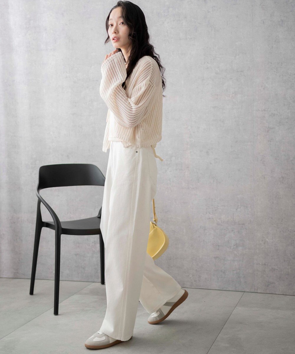 WEGO 【新色追加/美脚/XS～Lサイズ展開】ストレートデニムパンツ 